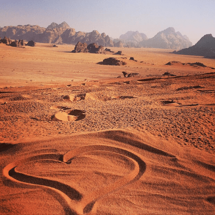 Desert retreat in the Wadi Rum, Jordan. Jordan Desert Journeys