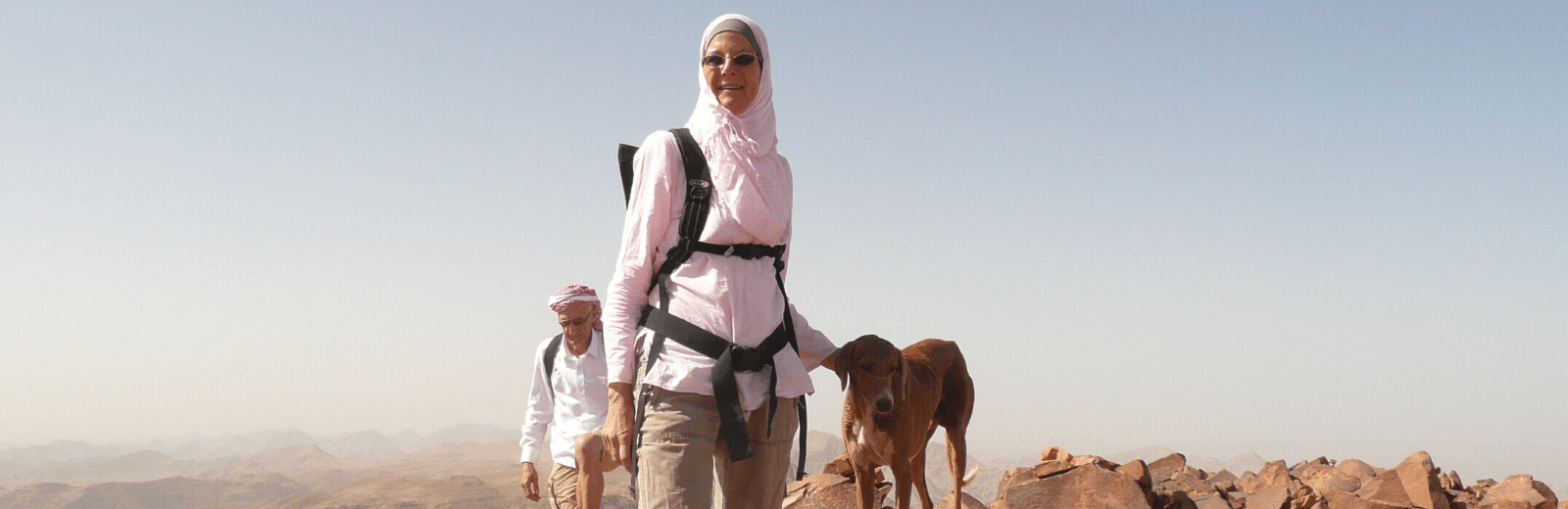 Bergbeklimmen Jordanië, Um Addami, Burda brug. Jordan Desert Journeys