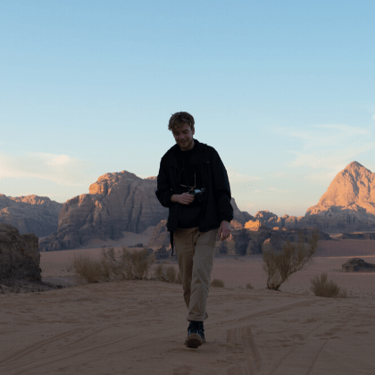 Hiking and overnight stay in the Wadi Rum. Jordan Desert Journeys