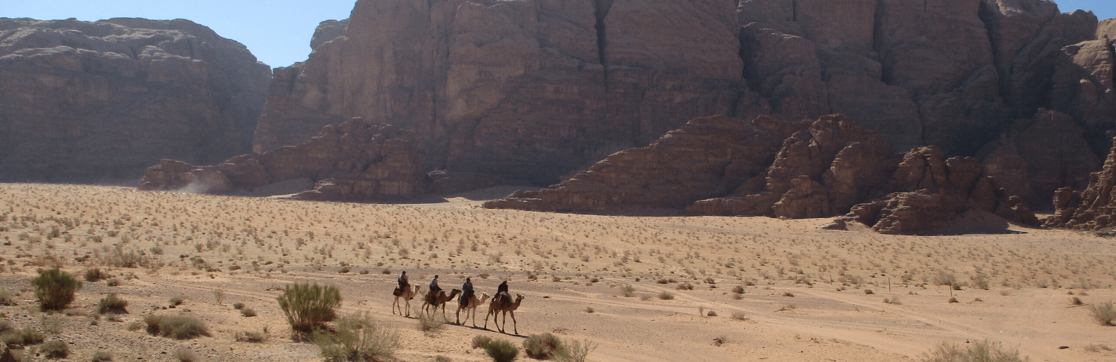Kamelen tocht Wadi Rum, Jordan Desert Journeys