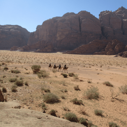 Camel ride Wadi Rum, Jordan Desert Journeys