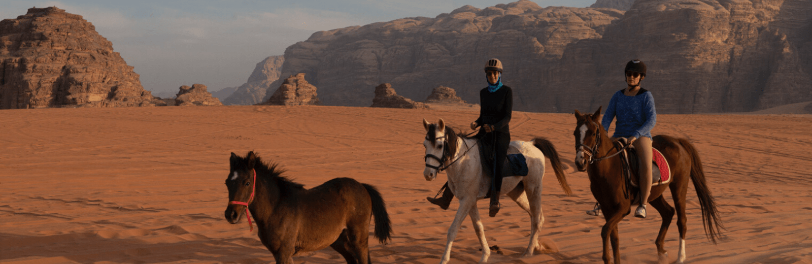 6 Dagen paardrijden in de Wadi Rum. Jordan Desert Journeys