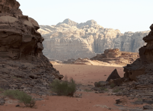 Lisan Traas, view Wadi Rum