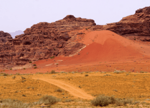 Tamar Malinoff, the intense colors of the Wadi Rum